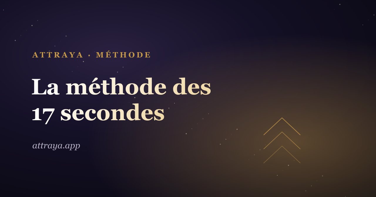 Méthode des 17 secondes