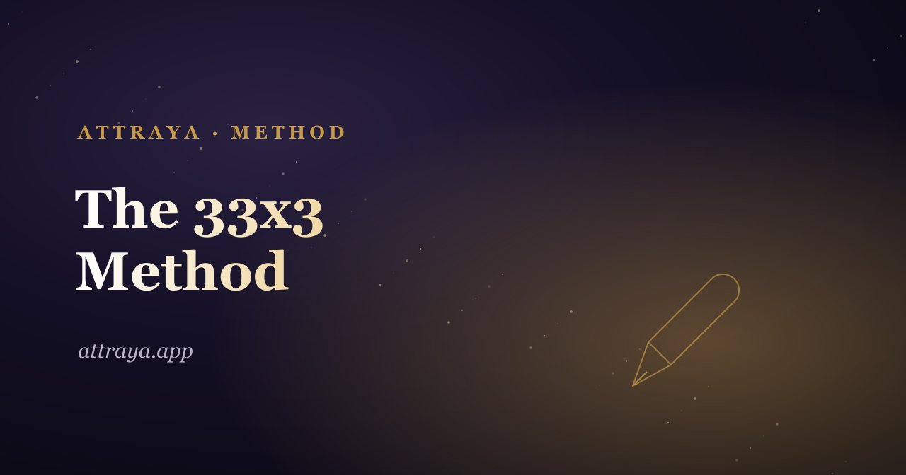 33x3 Method