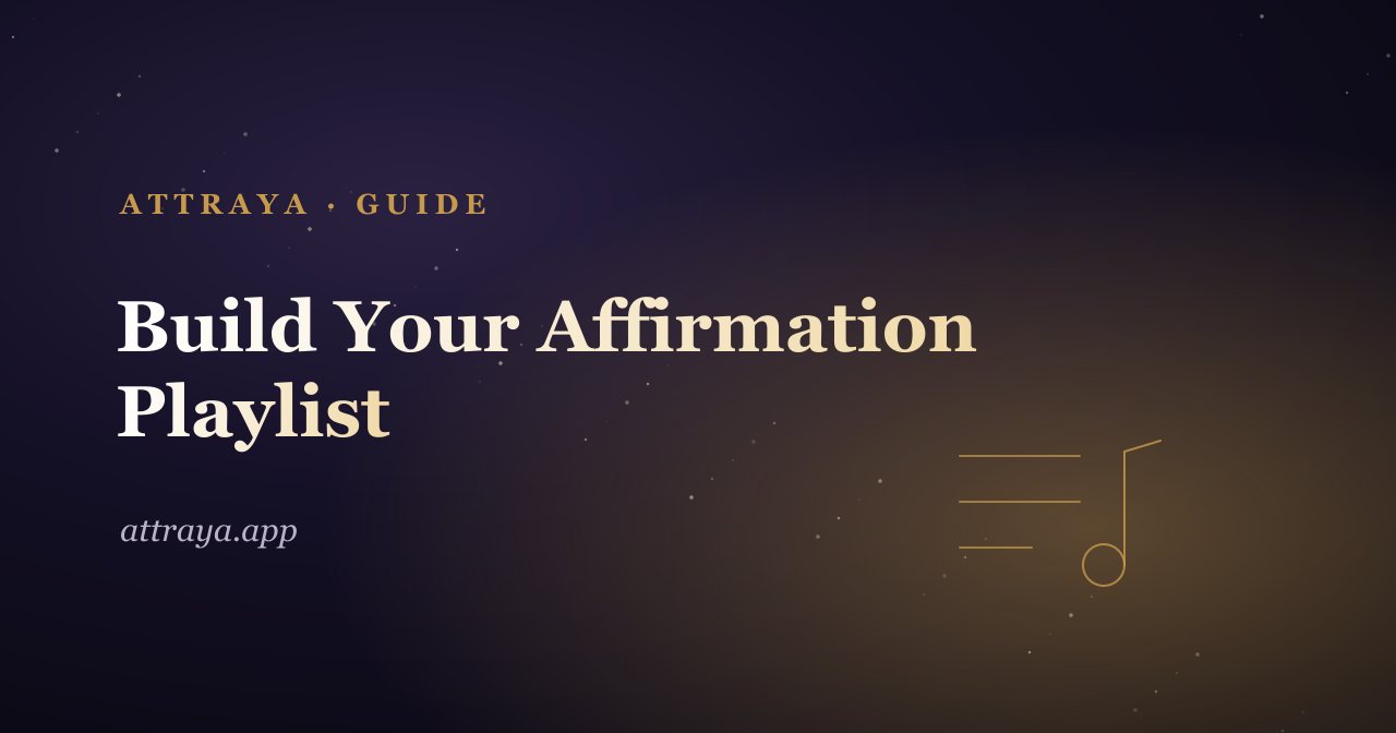 Build Your Own Affirmation Playlist with Mixes