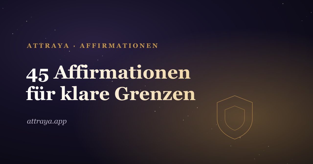 45 Grenzen-Affirmationen fürs Neinsagen