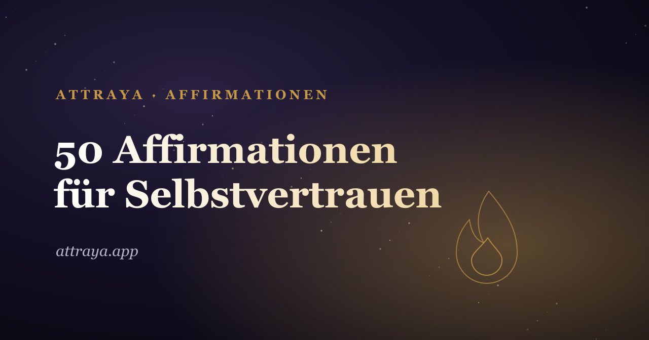 50 Affirmationen, um dir deiner sicher zu sein