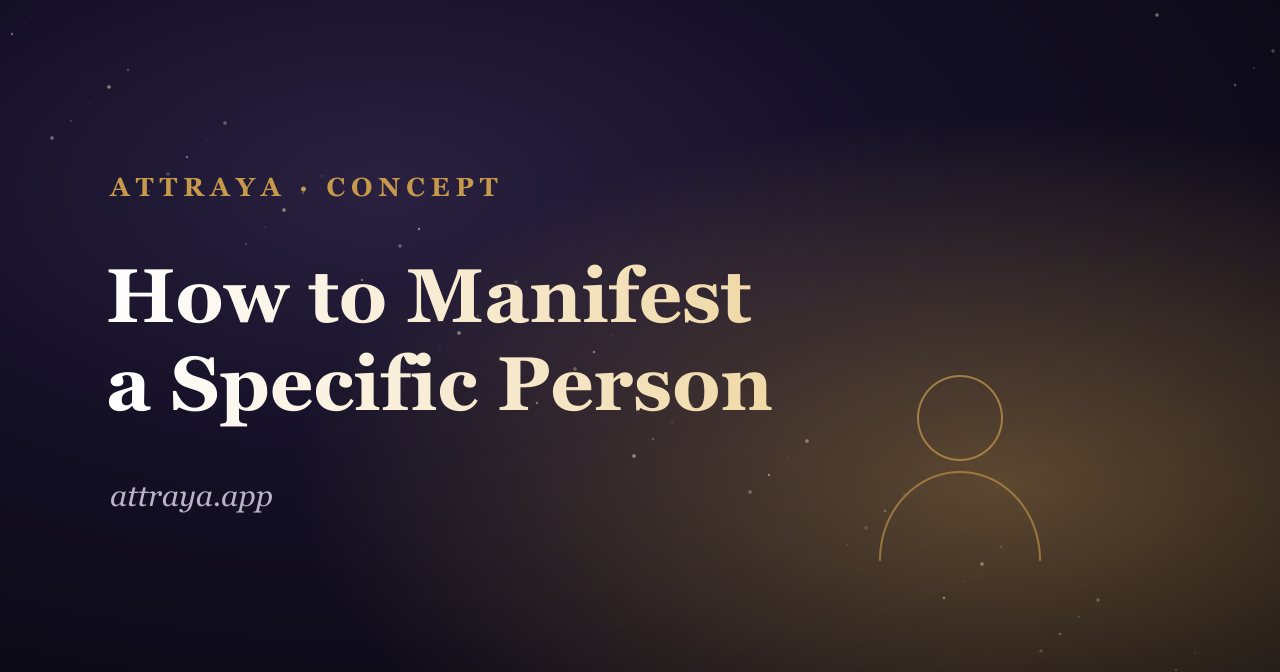 How to Manifest a Specific Person
