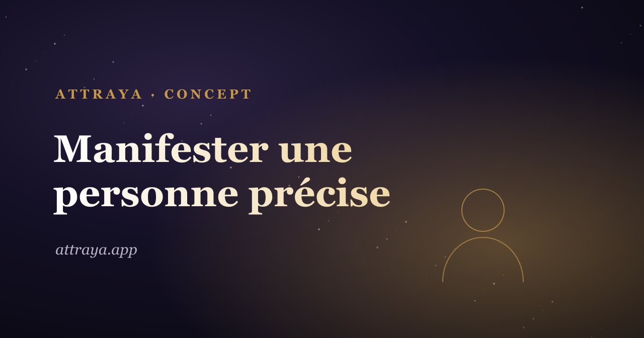 Comment manifester une personne précise
