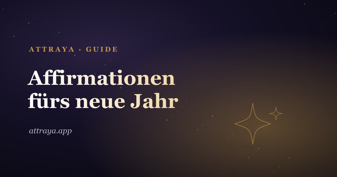 Neujahrs-Affirmationen