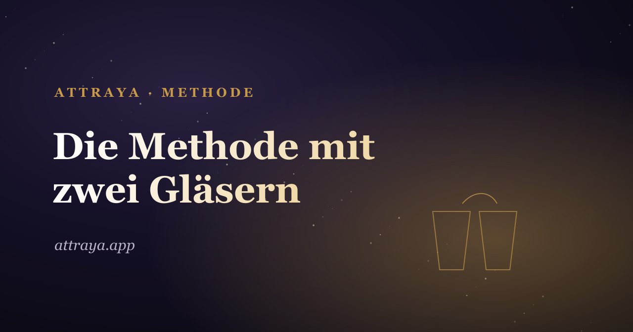 Die Zwei-Gläser-Methode