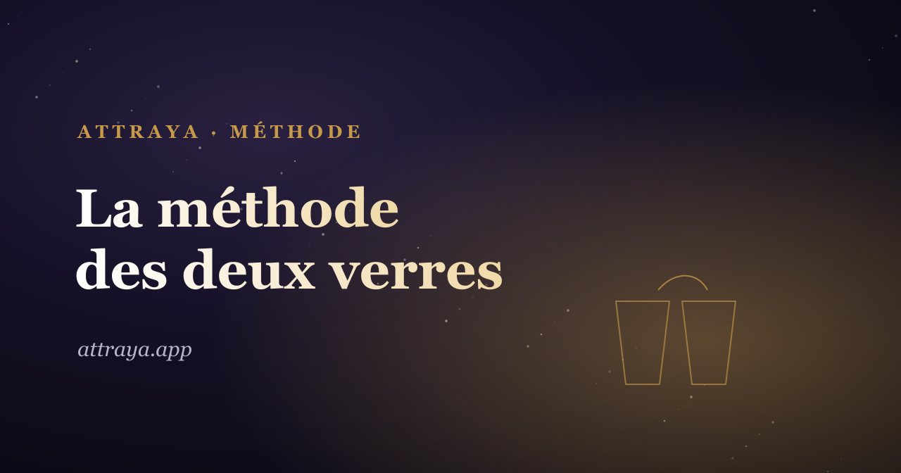 La méthode des deux verres