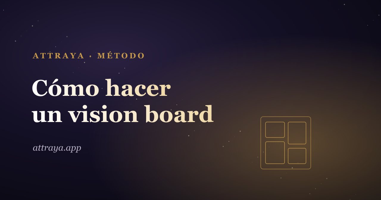 Cómo hacer un vision board