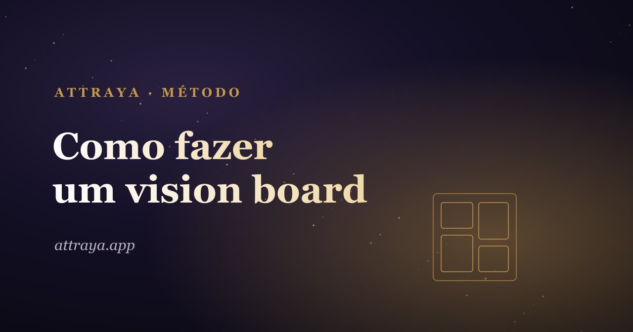 Como fazer um vision board