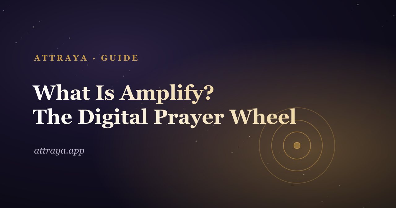 What Is Amplify? The Digital Prayer Wheel