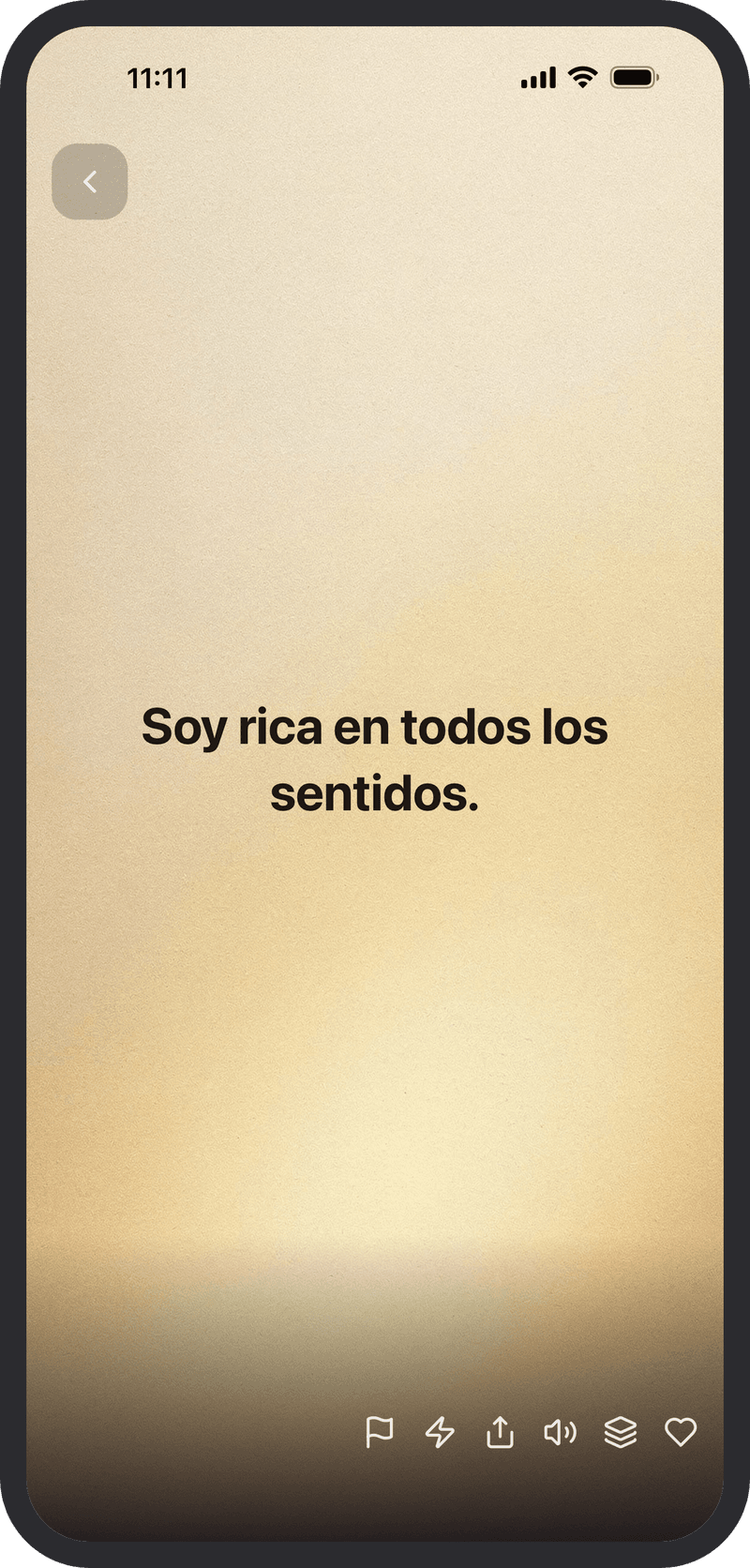 Un feed infinito de afirmaciones para cada deseo