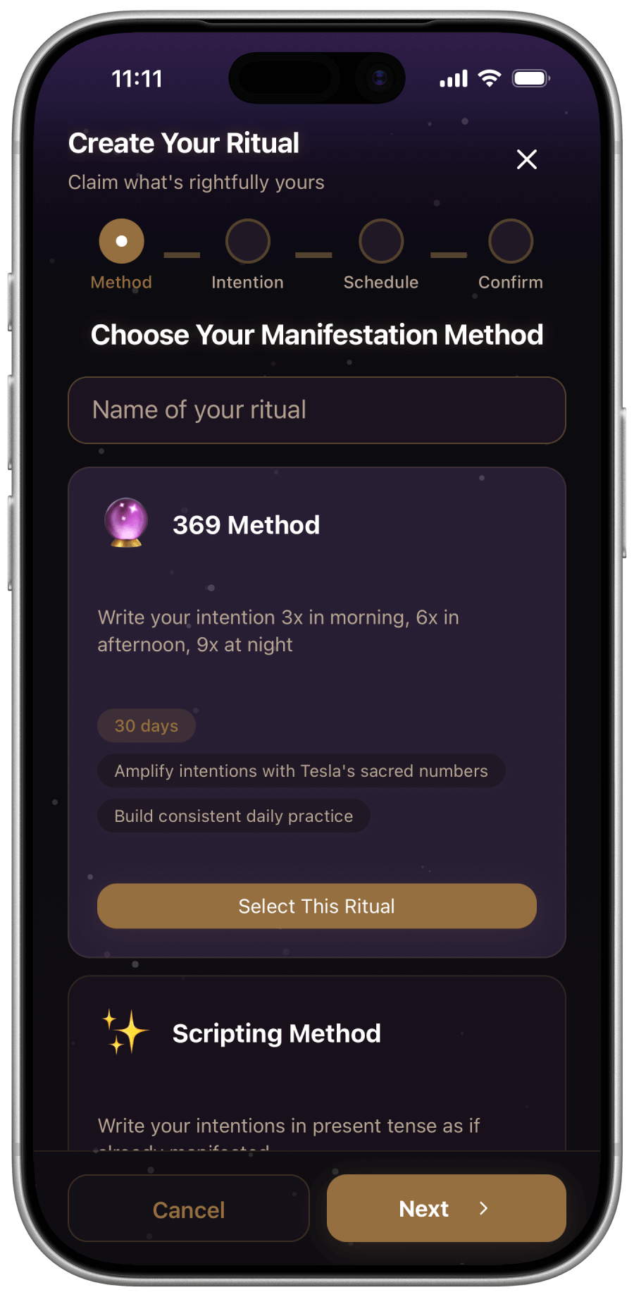 Guided Manifestation Rituals